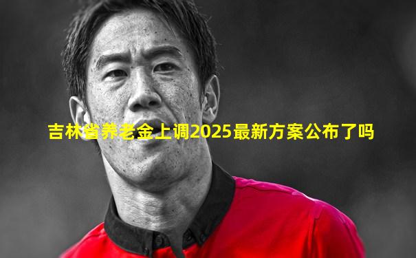吉林省养老金上调2025最新方案公布了吗