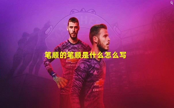 笔顺的笔顺是什么怎么写